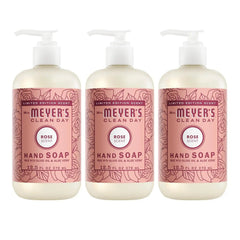 MRS. MEYER'S CLEAN DAY Liquid Hand Soap Rose (12.5 Fl Oz (Pack of 3))