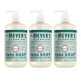 MRS. MEYER'S CLEAN DAY Hand Soap, Birchwood Scent, 12.5 Fl Oz Bottle - 3 Pack | Moisturizing Liquid Hand Soap, Softens and Cleans Hands, Cruelty Free, Made with Essential Oils, Olive Oil, and Aloe Vera
