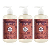 MRS. MEYER'S CLEAN DAY Liquid Hand Soap, Fall Leaves, 12.5 fl oz, 3 Pack | Moisturizing Liquid Hand Soap, Softens and Cleans Hands, Cruelty Free, Made with Essential Oils, Olive Oil, and Aloe Vera