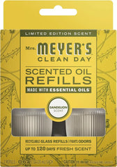 MRS. MEYER'S CLEAN DAY Premium Scented Oil Refills, Dandelion, 2 Refills | Air Freshener Refills for Home, 0.67oz Recyclable Glass Refills, Works with Mrs. Meyer's Plug In Diffuser (Sold Separately)