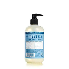 MRS. MEYER'S CLEAN DAY Hand Soap, Made with Essential Oils, Rain Water, 12.5 fl. oz - Pack of 6 | Moisturizing Liquid Hand Soap, Softens and Cleans Hands, Cruelty Free, Made with Essential Oils, Olive Oil, and Aloe Vera