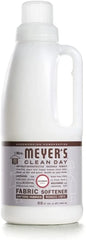 MRS. MEYER'S CLEAN DAY Liquid Fabric Softener Bottle, Lavender Scent, 32 Fl oz (Pack of 2)