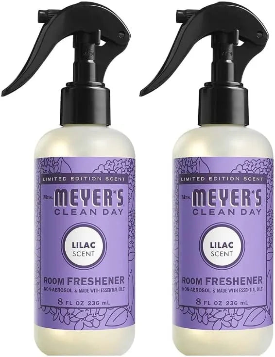 Mrs. Meyer's Clean Day Room Freshener, Lilac, 8 Fl Oz (Pack of 2)