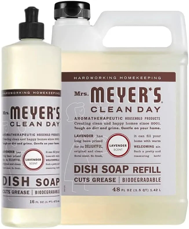 Mrs. MEYER'S Dish Soap Variety Pack Scent 1 Dish Soap, 1 Soap Refill, 1 CT