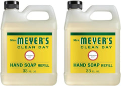 MRS. MEYER'S CLEAN DAY Hand Soap Refill, Made With Essential Oils, Biodegradable Formula, Honeysuckle, 33 Fl. Oz - Pack Of 2