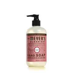 MRS. MEYER'S CLEAN DAY Hand Soap, Made with Essential Oils, Rosemary, 12.5 fl. oz - Pack of 6 | Moisturizing Liquid Hand Soap, Softens and Cleans Hands, Cruelty Free, Made with Essential Oils, Olive Oil, and Aloe Vera