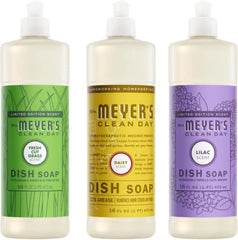 Mrs. MEYER'S CLEAN DAY Dish Soap Bundle (Lilac + Daisy + Fresh Cut Grass)