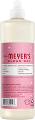 MRS. MEYER'S CLEAN DAY Liquid Dish Soap, Peppermint, 16 fl oz, 3 Pack | Cuts Through Grease, Removes 48-Hour Stuck on Food, Cruelty Free, Made with Essential Oils and Aloe Vera Extract