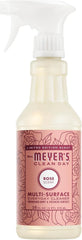 MRS. MEYER'S CLEAN DAY Multi-Surface Everyday Cleaner, Rose Scent, 16 Fl Oz Bottle | Removes Dirt and Freshens Surfaces, Everyday Use, All-Purpose Cleaner, Cruelty Free, Made with Essential Oils