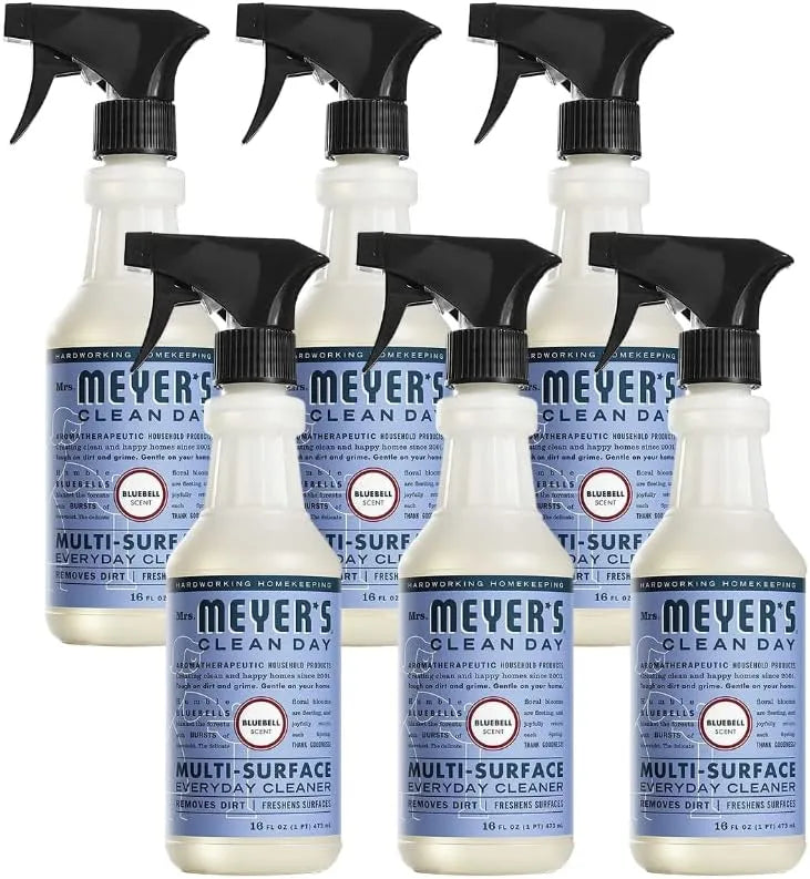 Mrs. MEYER'S All-Purpose Cleaner Spray, Bluebell, 16 fl. oz. (Pack of 6)