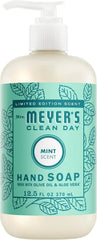 Mrs. MEYER'S CLEAN DAY Hand Soap, Mint Scent, 12.5 Fl Oz Bottle (Pack of 6)