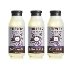 Mrs. MEYER'S CLEAN DAY Body Wash, Lavender 16 Fl Oz (Pack of 3)