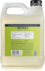 MRS. MEYER'S CLEAN DAY Hand Soap Refill, Made with Essential Oils, Lemon Verbena, 33 Fl. Oz - Pack Of 2
