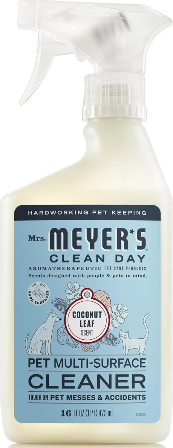 Mrs. MEYER'S CLEAN DAY Pet Multi-Surface Cleaner, Coconut Leaf Scent, 16oz
