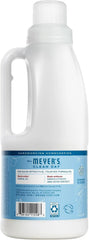 MRS. MEYER'S CLEAN DAY Liquid Fabric Softener, Rain Water, 32 fl oz | Softens and Freshens Laundry, Reduces Static, Up to 32 Loads per Bottle, Cruelty Free, Made with Essential Oils