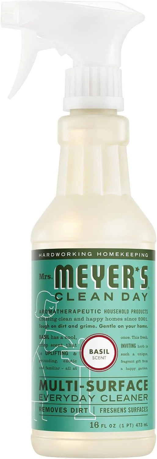 MRS. MEYER'S CLEAN DAY All-Purpose Cleaner Spray, Basil, 16 fl. oz