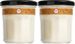 MRS. MEYER'S Clean Day Soy Aromatherapy Candle, 35 Hour Burn Time, Made with Soy Wax and Essential Oils, Limited Edition Apple Cider, 7.2 oz - Pack of 2 | Fills Home with Long-Lasting Scent, 35 Hour Burn Time per Candle, Made with Soy Wax