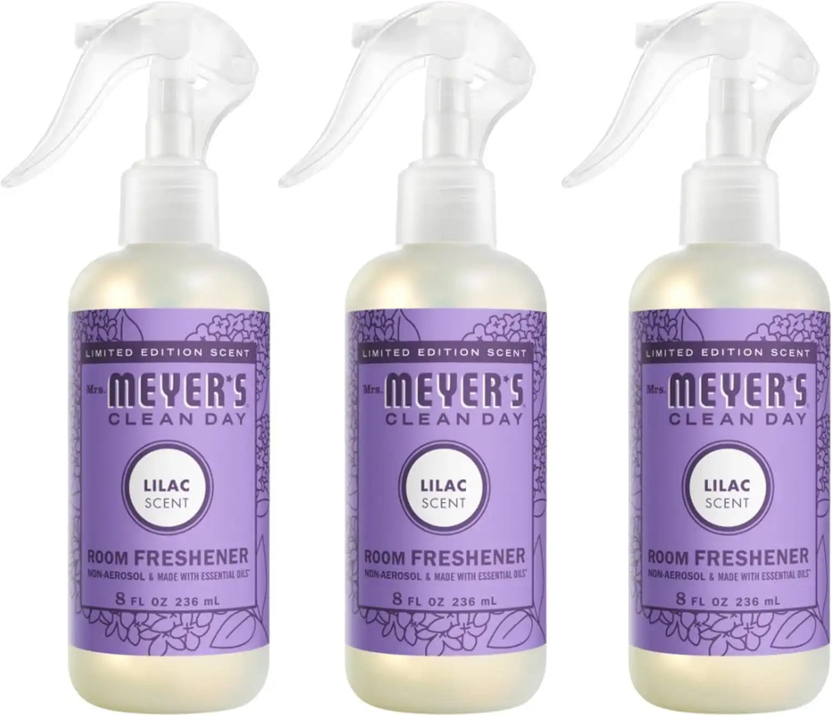 Mrs. Meyer's Clean Day Room Freshener, Lilac (8 Fl Oz (Pack of 3))