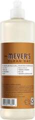 MRS. MEYER'S CLEAN DAY Liquid Dish Soap, Acorn Spice Scent, 16 Fl Oz Bottle - 3 Pack | Cuts Through Grease, Removes 48-Hour Stuck on Food, Cruelty Free, Made with Essential Oils and Aloe Vera Extract