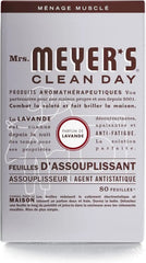 MRS. MEYER'S CLEAN DAY Dryer Sheets, Lavender, 80 ct (Pack of 3)