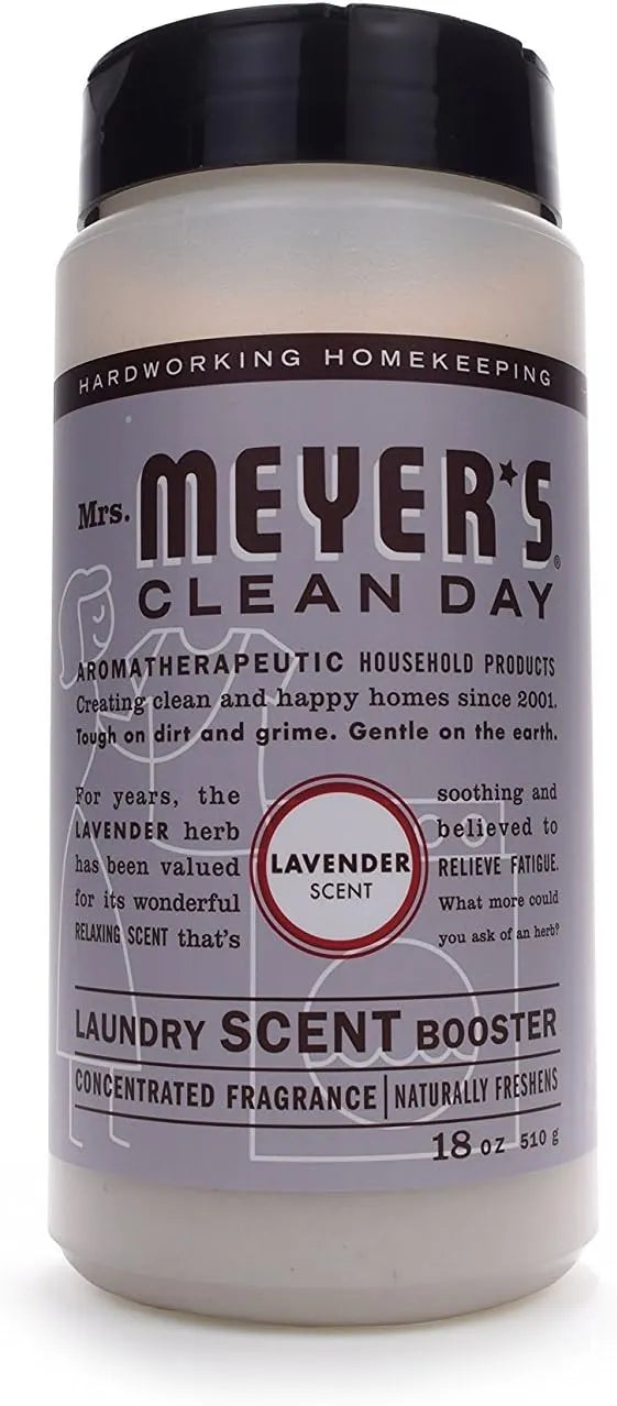 MRS. MEYER'S CLEAN DAY Laundry Booster, Pair with Liquid Laundry Detergent or Detergent Pods, Lavender, 18 oz