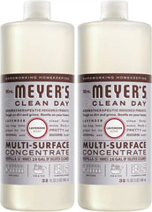 MRS. MEYER'S CLEAN DAY Multi-Surface Cleaner Concentrate, Use to Clean Floors, Tile, Counters, Lavender, 32 fl. oz (Pack of 2)