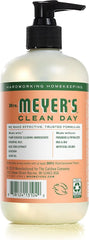 MRS. MEYER'S CLEAN DAY Liquid Hand Soap, Geranium, 12.5 fl oz | Moisturizing Liquid Hand Soap, Softens and Cleans Hands, Cruelty Free, Made with Essential Oils, Olive Oil, and Aloe Vera