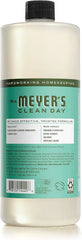 MRS. MEYER'S CLEAN DAY Multi-Surface Everyday Concentrate, Basil Scent, 32 Fl Oz Bottle (Pack of 2)