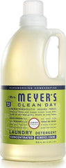 MRS. MEYER'S CLEAN DAY Laundry Detergent, Lemon Verbena, 64 fl oz | Brightens Colors, Removes Tough Stains, Up to 64 Loads a Bottle, Made with Essential Oils and Stain-Fighting Enzymes