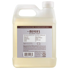 Mrs. MEYER'S CLEAN DAY Hand Soap Refill, Lavender Scent, 33 Fl Oz Bottle (Pack of 6)