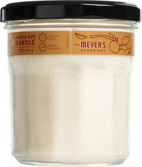 MRS. MEYER'S Clean Day Soy Aromatherapy Candle, 35 Hour Burn Time, Made with Soy Wax and Essential Oils, Limited Edition Apple Cider, 7.2 oz - Pack of 2 | Fills Home with Long-Lasting Scent, 35 Hour Burn Time per Candle, Made with Soy Wax