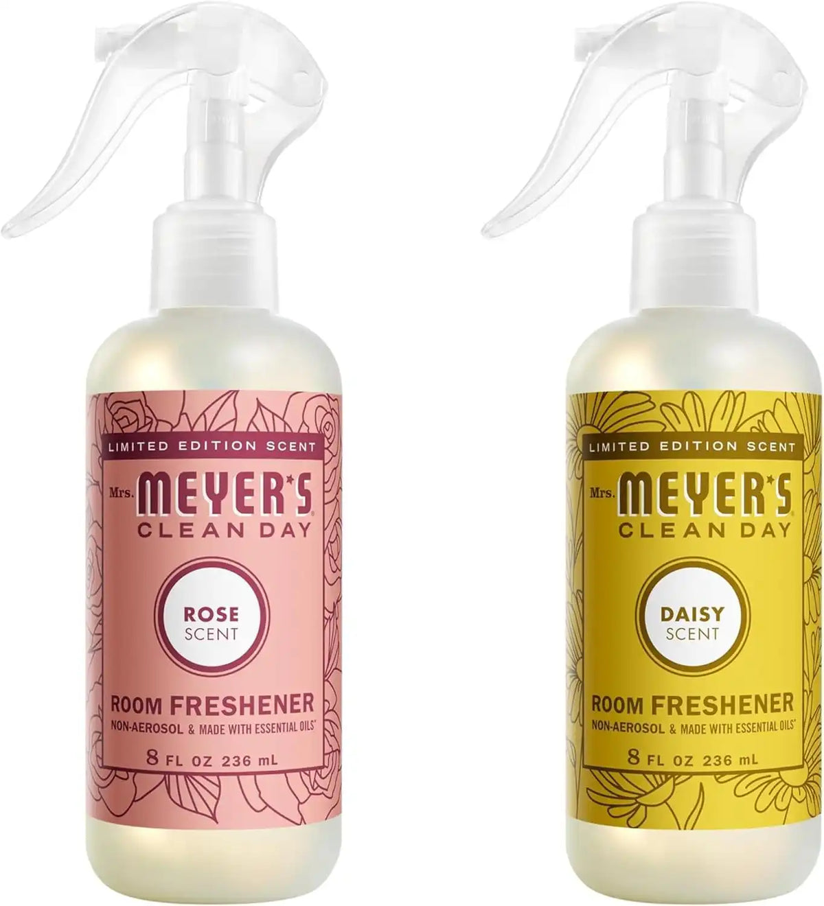 Mrs. Meyer’s Clean Day Variety Pack Room Freshener Rose and Daisy 8 fl oz. each