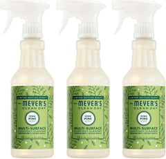 MRS. MEYER'S CLEAN DAY Multi-Surface Cleaner Spray, Cruelty Free Formula, Iowa Pine, 16 fl. Oz (Pack of 3) | Removes Dirt and Freshens Surfaces, Everyday Use, All-Purpose Cleaner, Cruelty Free, Made with Essential Oils