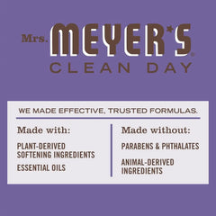 MRS. MEYER'S CLEAN DAY Liquid Fabric Softener, Infused with Essential Oils, Paraben Free, Compassion Flower (32 Loads), 32 oz (Pack of 4)