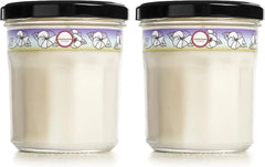 MRS. MEYER'S CLEAN DAY Soy Aromatherapy Candle, 35 Hour Burn Time, Made with Soy Wax and Essential Oils, Compassion Flower, 7.2 oz - Pack of 2 | Fills Home with Long-Lasting Scent, 35 Hour Burn Time per Candle, Made with Soy Wax