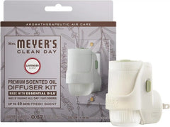 MRS. MEYER'S CLEAN DAY Scented Oil, Lavender, 1 Warmer and Refill | Freshens Home with Premium Scent, Plug-In, Diffuser & Air Freshener Kit, Recyclable Glass Refills, 67 fl oz Refill