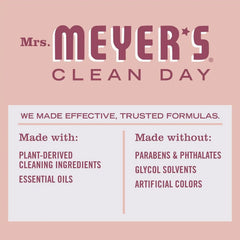 Mrs. Meyer's All-Purpose Cleaner Spray, Rose, 16 Fl oz (Pack of 5)