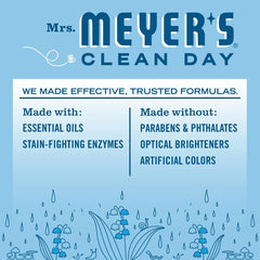 MRS. MEYER'S CLEAN DAY Ultra Concentrated Laundry Detergent,Rain Water Scent,24.3 fl oz,(Pack of 2)