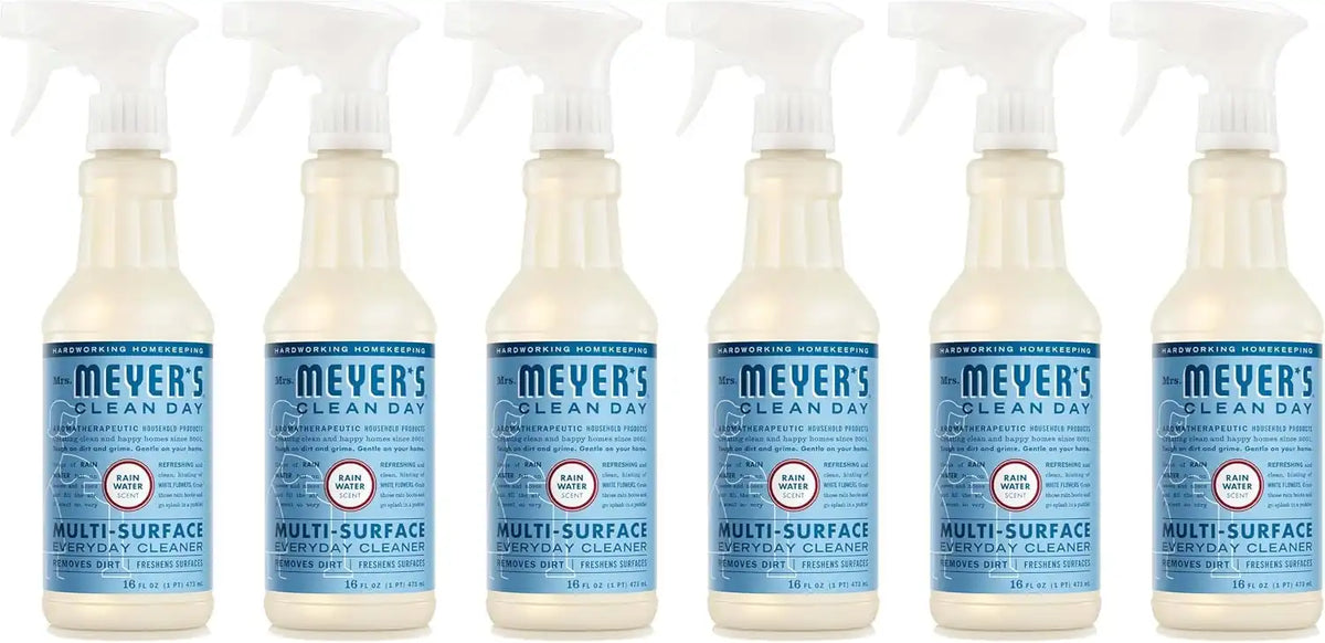 Mrs. MEYER'S CLEAN DAY All-Purpose Cleaner Spray,Rain Water,16 fl. oz,(Pack of 6)