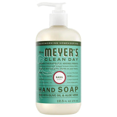 MRS. MEYER'S CLEAN DAY Hand Soap, Basil Scent, 12.5 Fl Oz Bottle