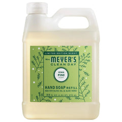 MRS. MEYER'S CLEAN DAY Hand Soap Refill, Iowa Pine Scent, 33 Fl Oz Bottle