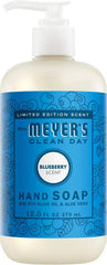 MRS. MEYER'S CLEAN DAY Hand Soap, Blueberry Scent, 12.5 Fl Oz Bottle