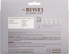 MRS. MEYER'S CLEAN DAY Premium Scented Oil , Lavender, 4 Refills | Air Freshener Refills for Home, 0.67oz Recyclable Glass Refills, Works with Mrs. Meyer's Plug In Diffuser (Sold Separately)
