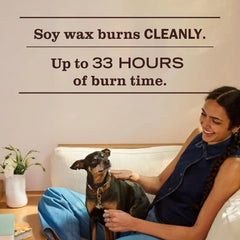 MRS. MEYER'S CLEAN DAY Soy Aromatherapy Candle, 35 Hour Burn Time, Made with Soy Wax and Essential Oils, Peony, 7.2 oz | Fills Home with Long-Lasting Scent, 35 Hour Burn Time per Candle, Made with Soy Wax