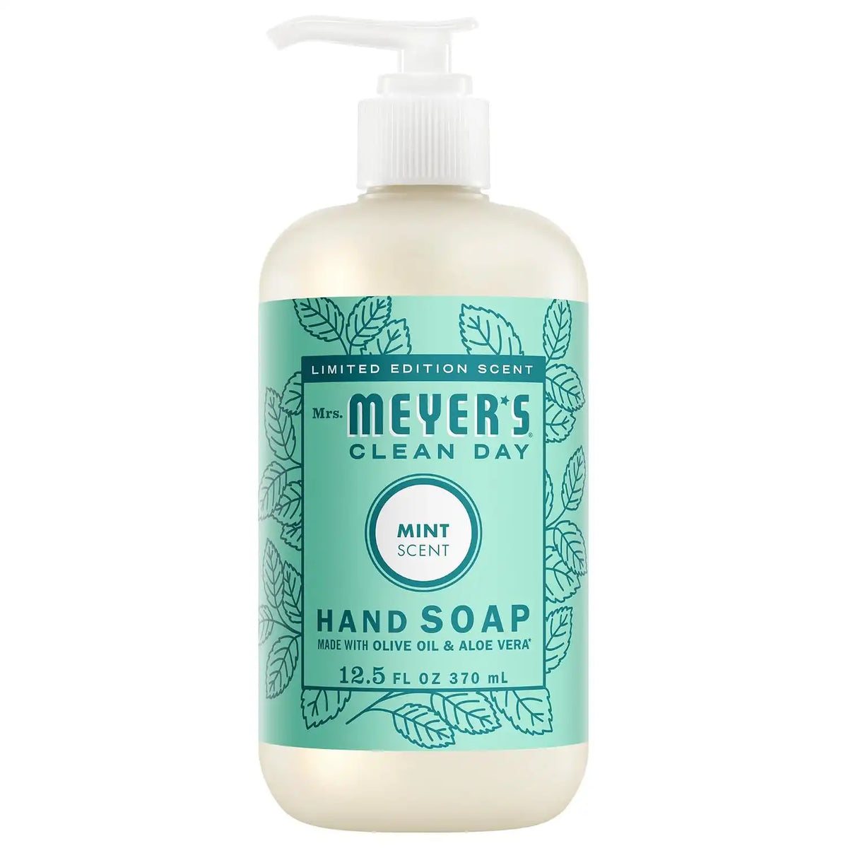 MRS. MEYER'S CLEAN DAY Hand Soap, Mint Scent, 12.5 Fl Oz Bottle
