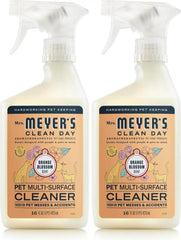 Mrs. MEYER'S CLEAN DAY Pet Multi-Surface Cleaner,Orange Blossom Scent,16oz,(Pack of 2)
