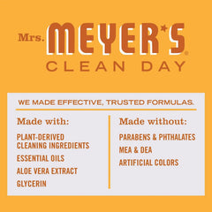 MRS. MEYER'S CLEAN DAY Liquid Dish Soap, Limitd Edition Orange Clove, 16 fl. Oz