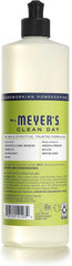 Mrs. MEYER'S Clean Day Liquid Dish Soap, Cruelty Free and Non-Toxic, Lemon Verbena Scent, 16 oz- Pack of 6
