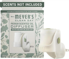 MRS. MEYER'S CLEAN DAY Contains 1 Scented Oil Diffuser, Air Freshener | Wall Plug In, Scents Not Included, Automatic Shut-Off and Adjustable Scent Control, Use With Mrs. Meyer's Scented Oil Refills