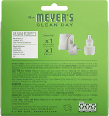 MRS. MEYER'S CLEAN DAY Scented Oil, Fresh Cut Grass, 1 Warmer and Refill | Freshens Home with Premium Scent, Plug-In, Diffuser & Air Freshener Kit, Recyclable Glass Refills, 67 fl oz Refill